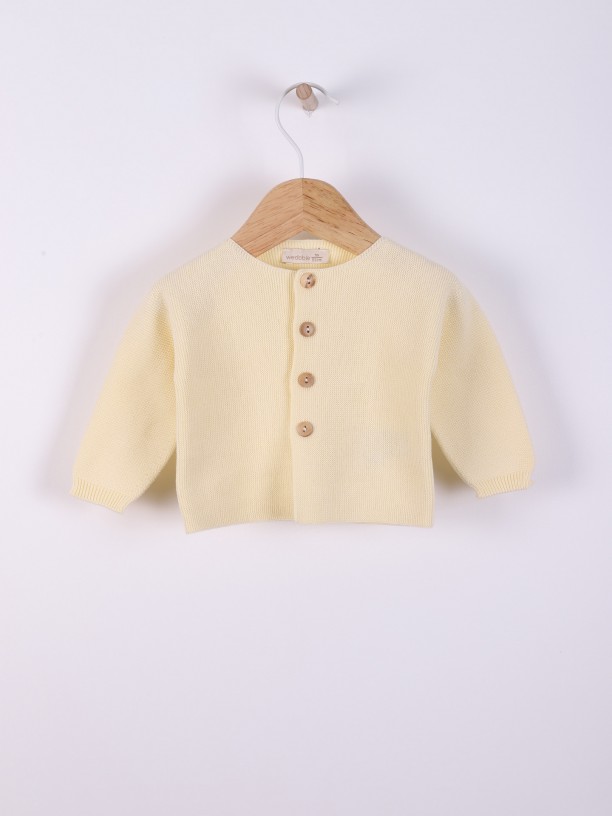 Organic cotton cardigan Organic cotton cardigan