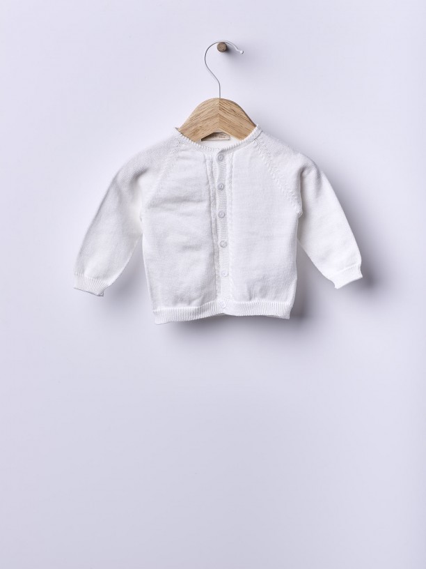 Round-neck cardigan Round-neck cardigan