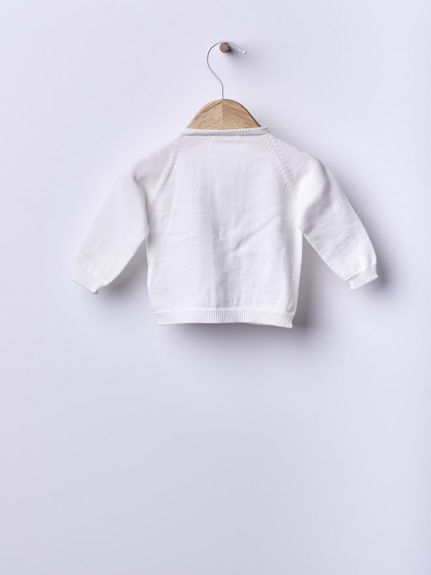 Round-neck cardigan Round-neck cardigan