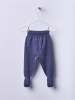 Cotton trousers with feet Cotton trousers with feet