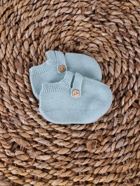 Cotton knitted booties Cotton knitted booties