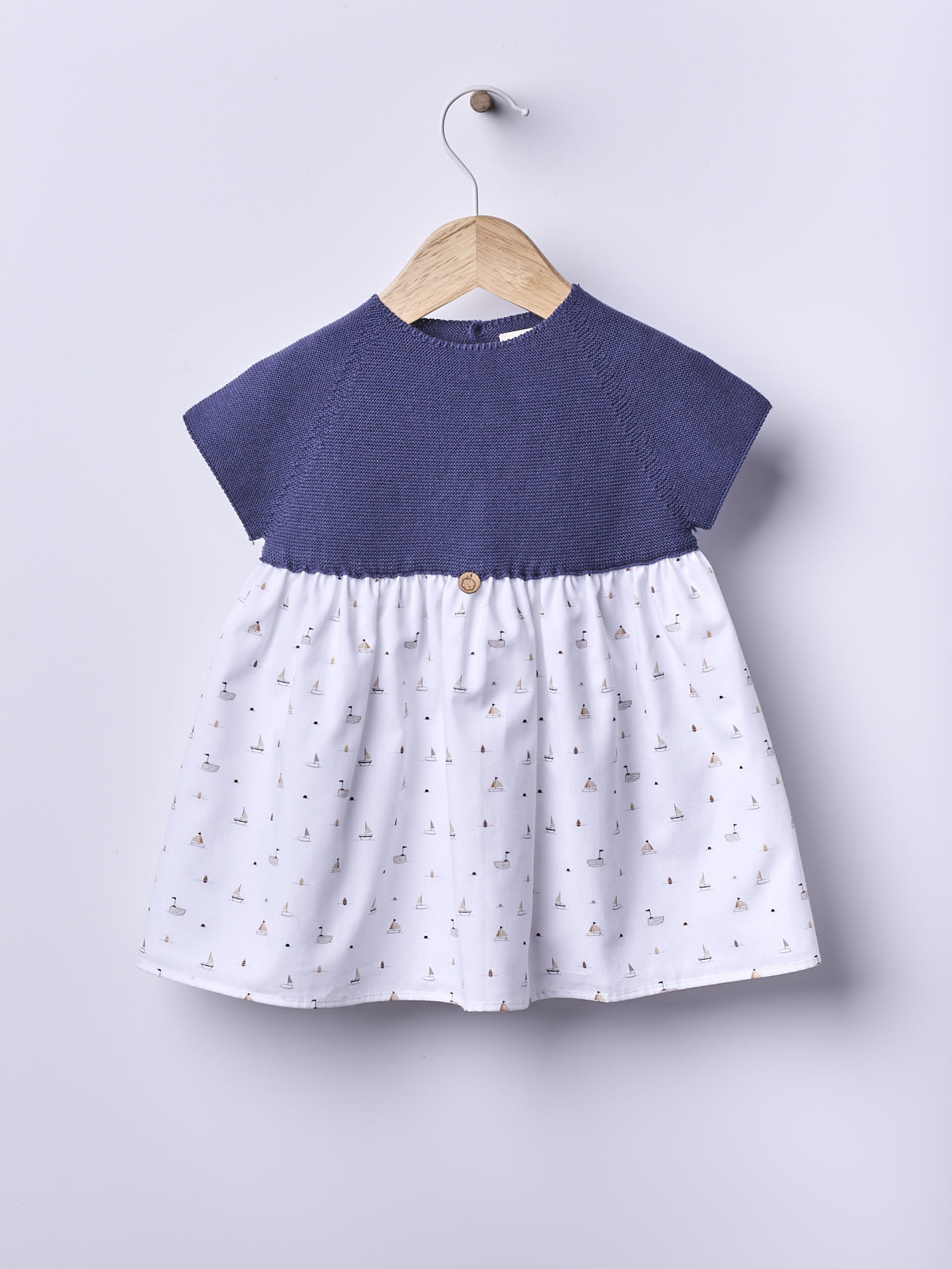 Sailboat print dress