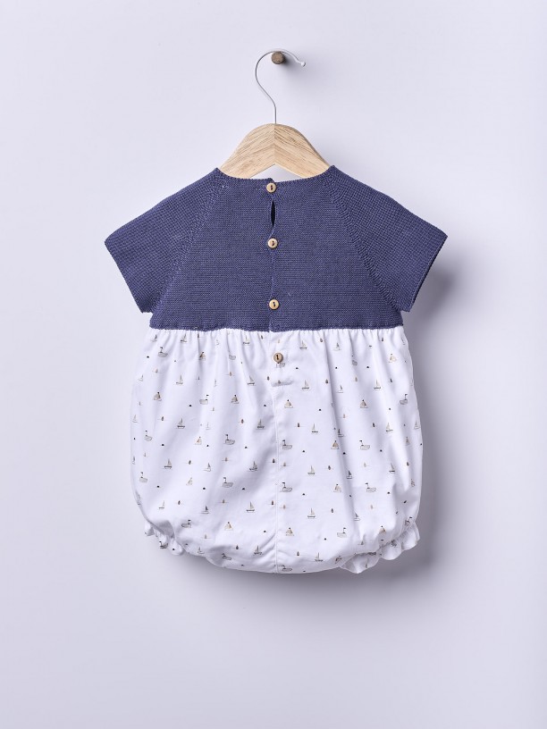 Sailboat print shortie