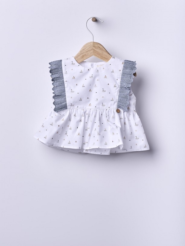 Blusa com estampado