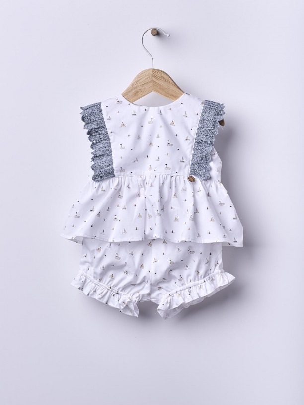 Blusa com estampado