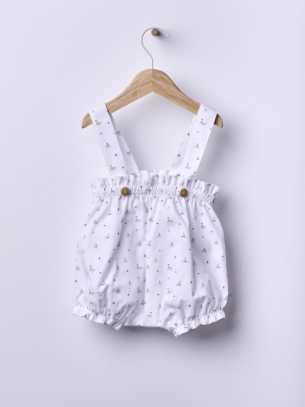 Sailboat print shortie Sailboat print shortie
