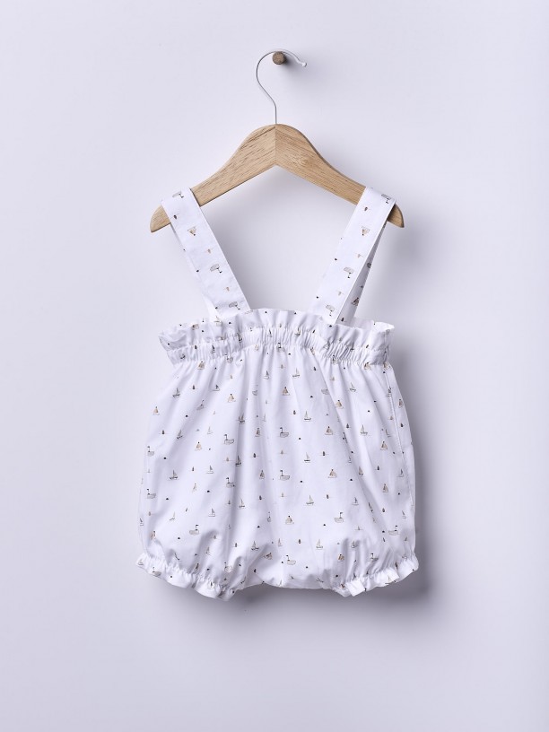 Sailboat print shortie Sailboat print shortie