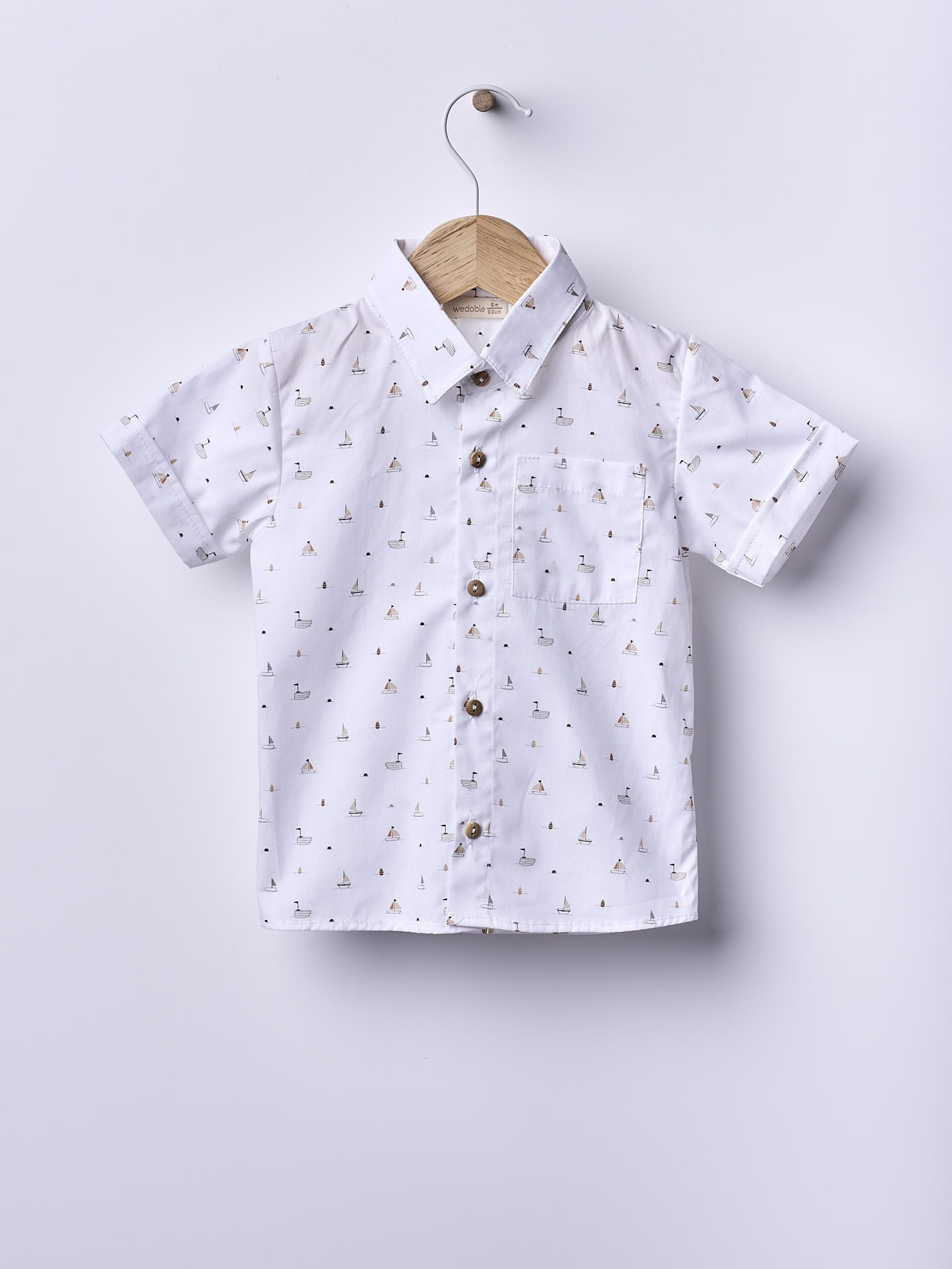Sailboat print shirt