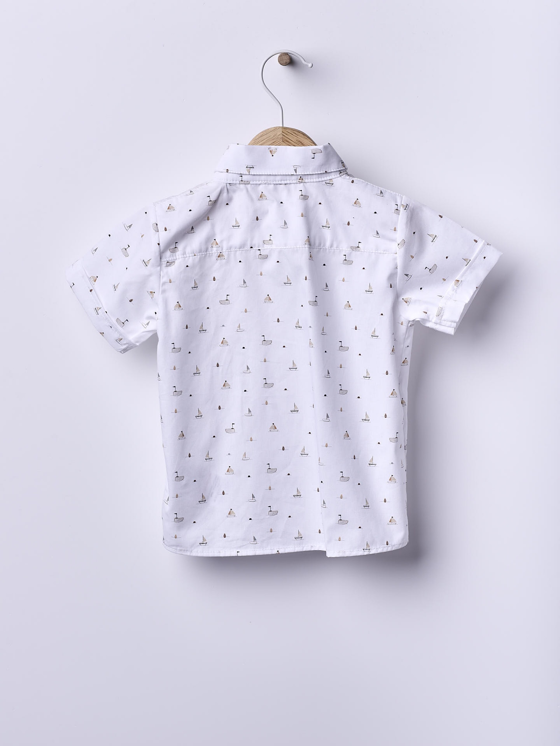 Sailboat print shirt