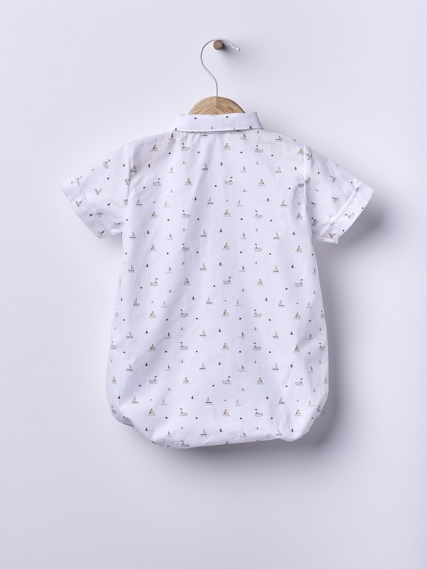 Sailboat print bodysuit Sailboat print bodysuit