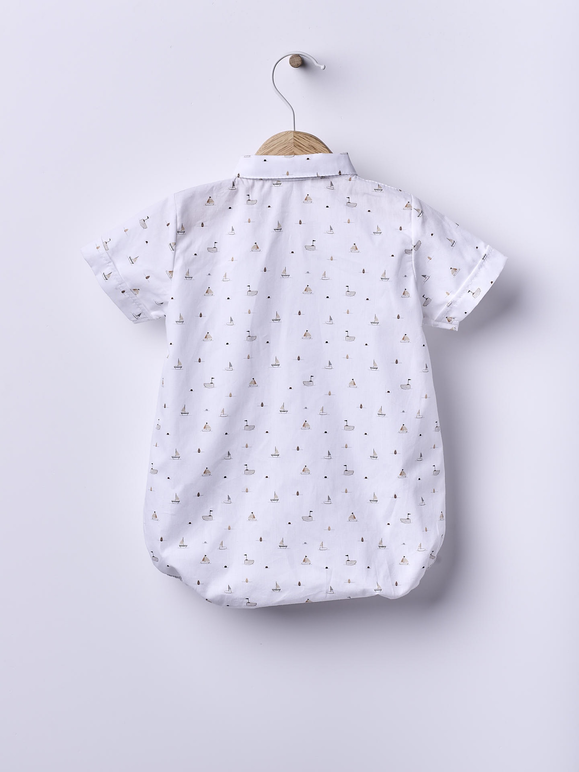 Sailboat print bodysuit