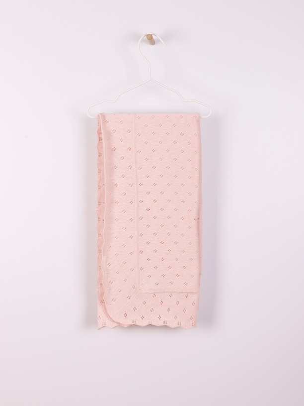 Organic cotton blanket