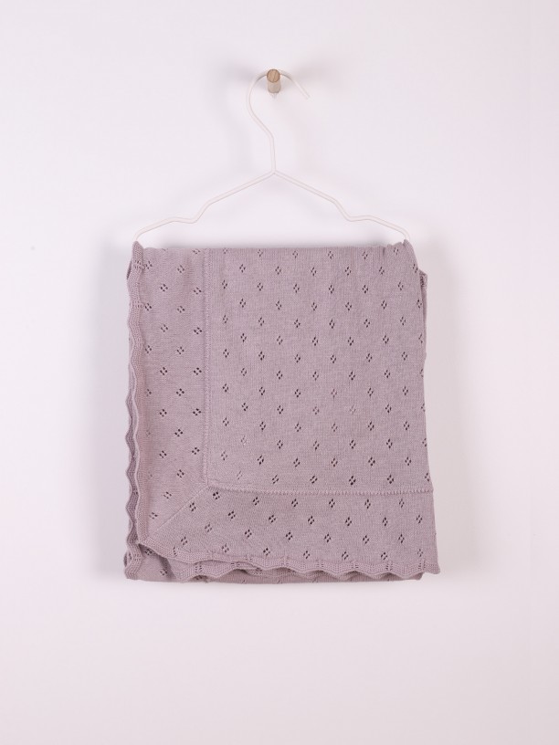 Organic cotton blanket