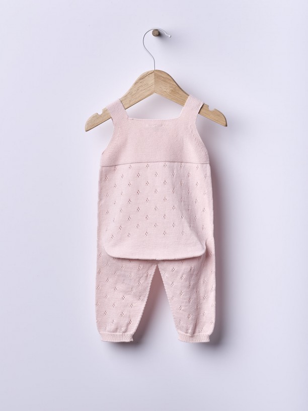 Organic cotton dungarees