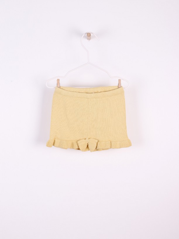 Ruffled leg shorts Ruffled leg shorts