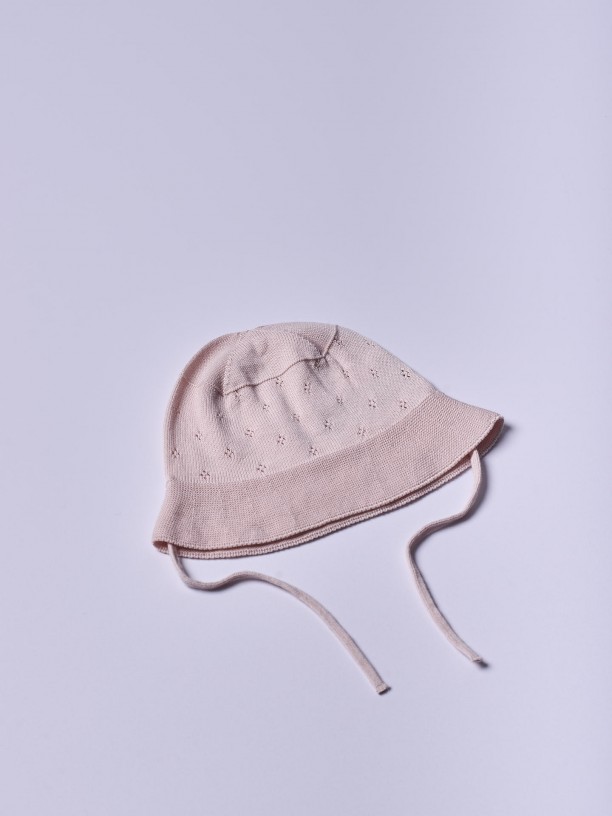 Knitted sun hat Knitted sun hat