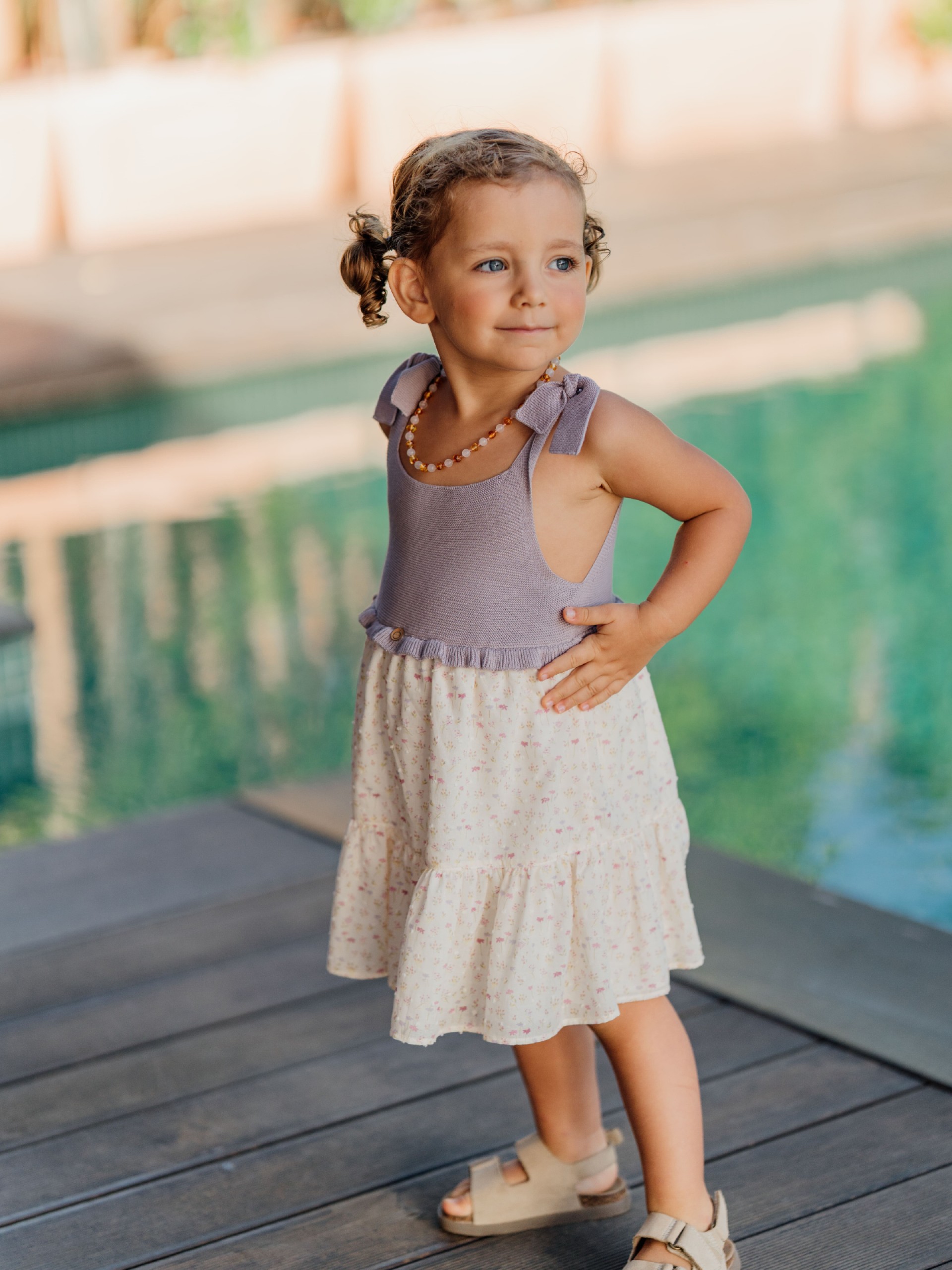 Shoulder straps dress