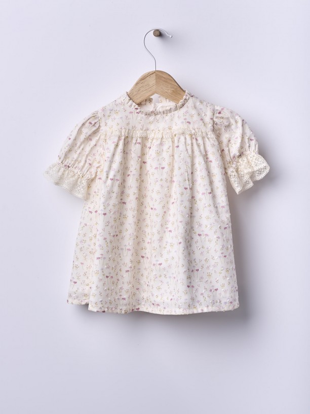 Floral print dress
