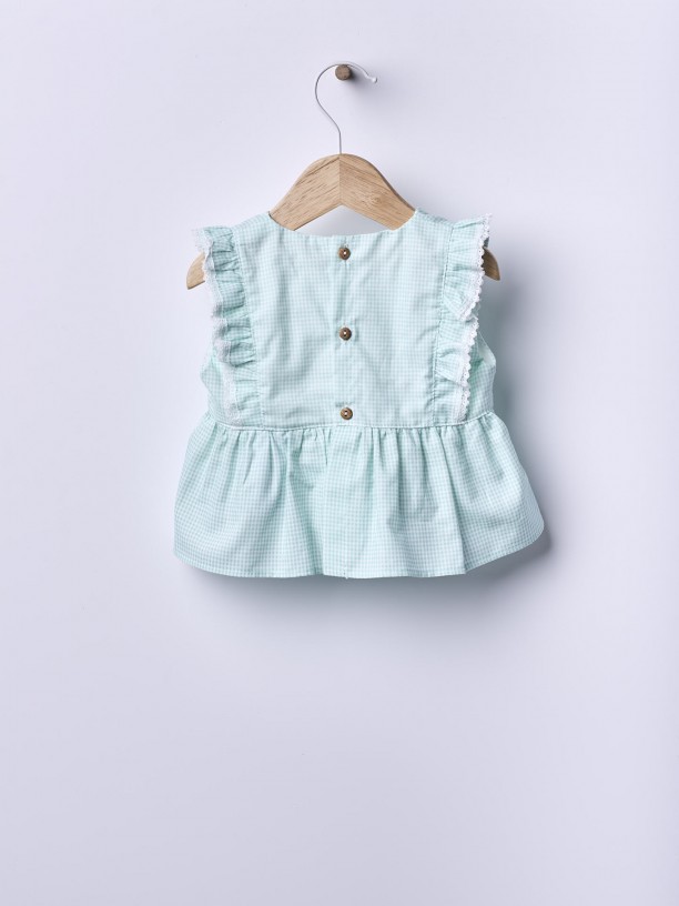 Vichy plaid blouse Vichy plaid blouse