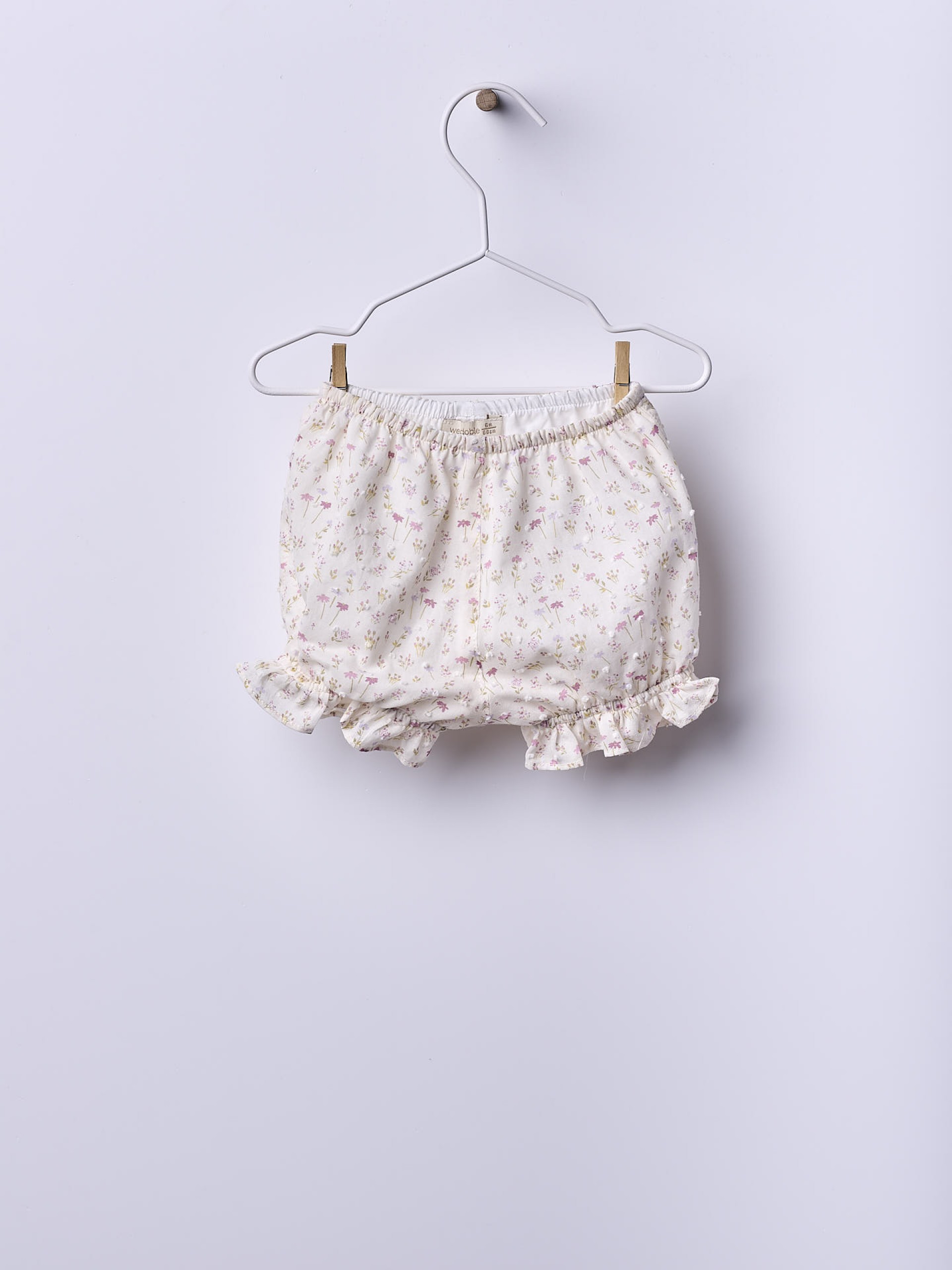 Calções estampado floral