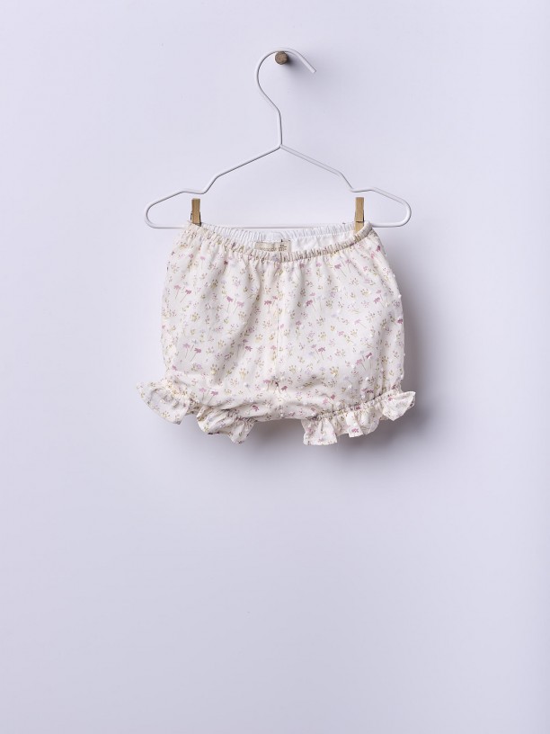 Floral print shorts