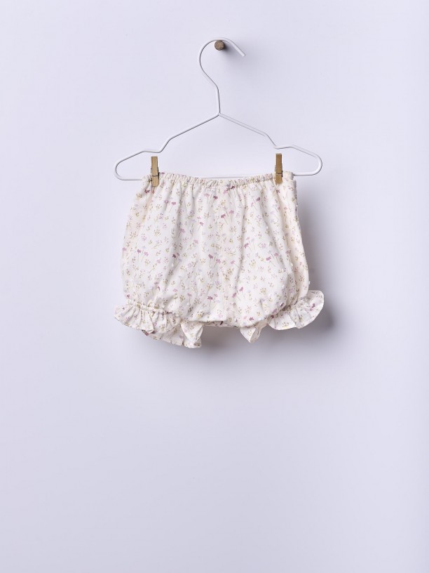 Floral print shorts