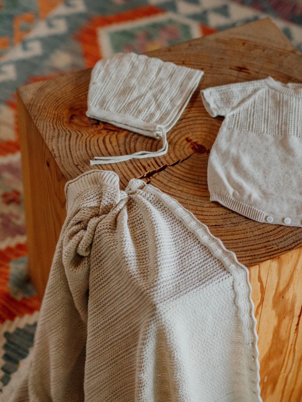 Organic cotton blanket