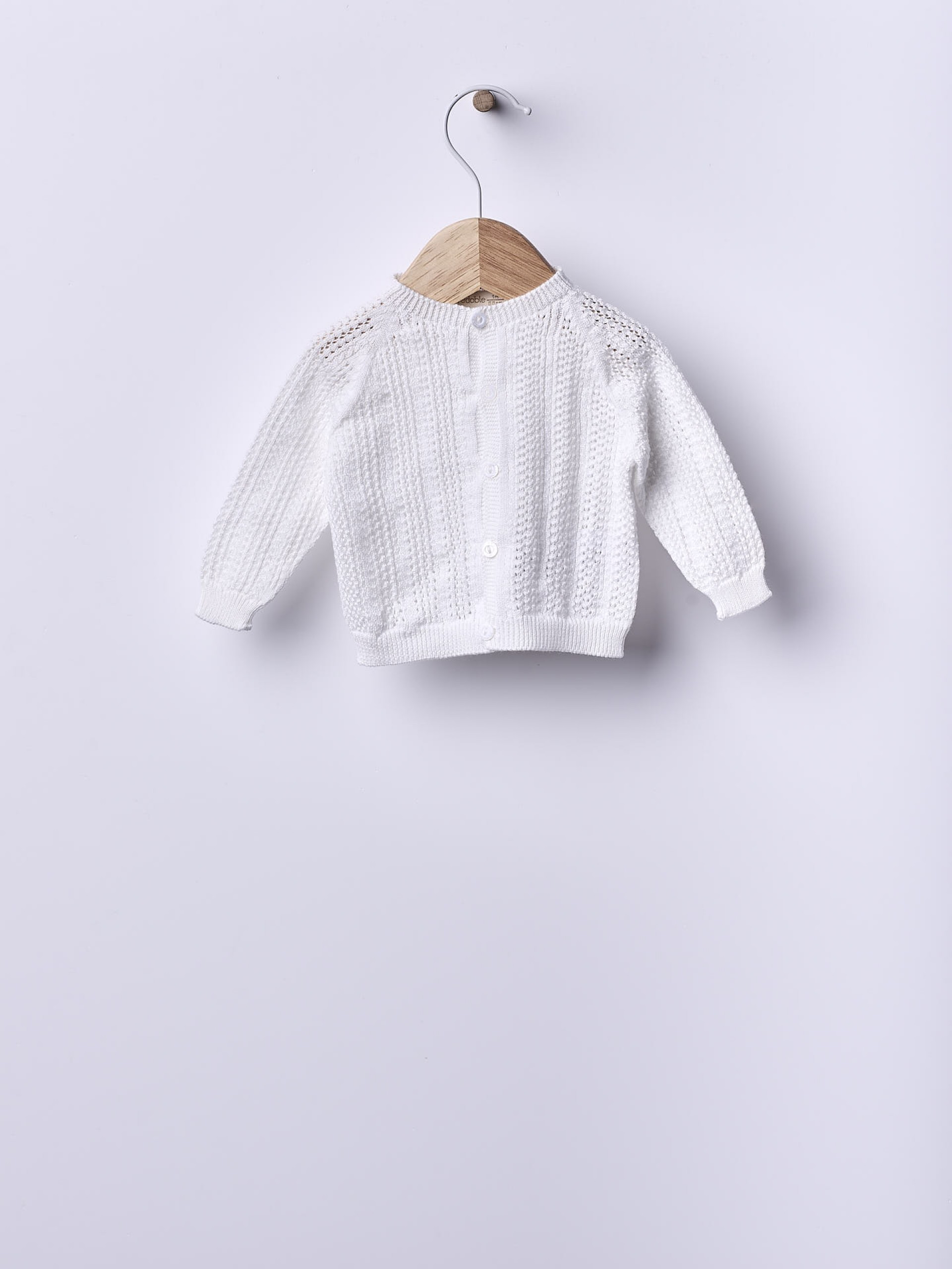 Organic cotton cardigan