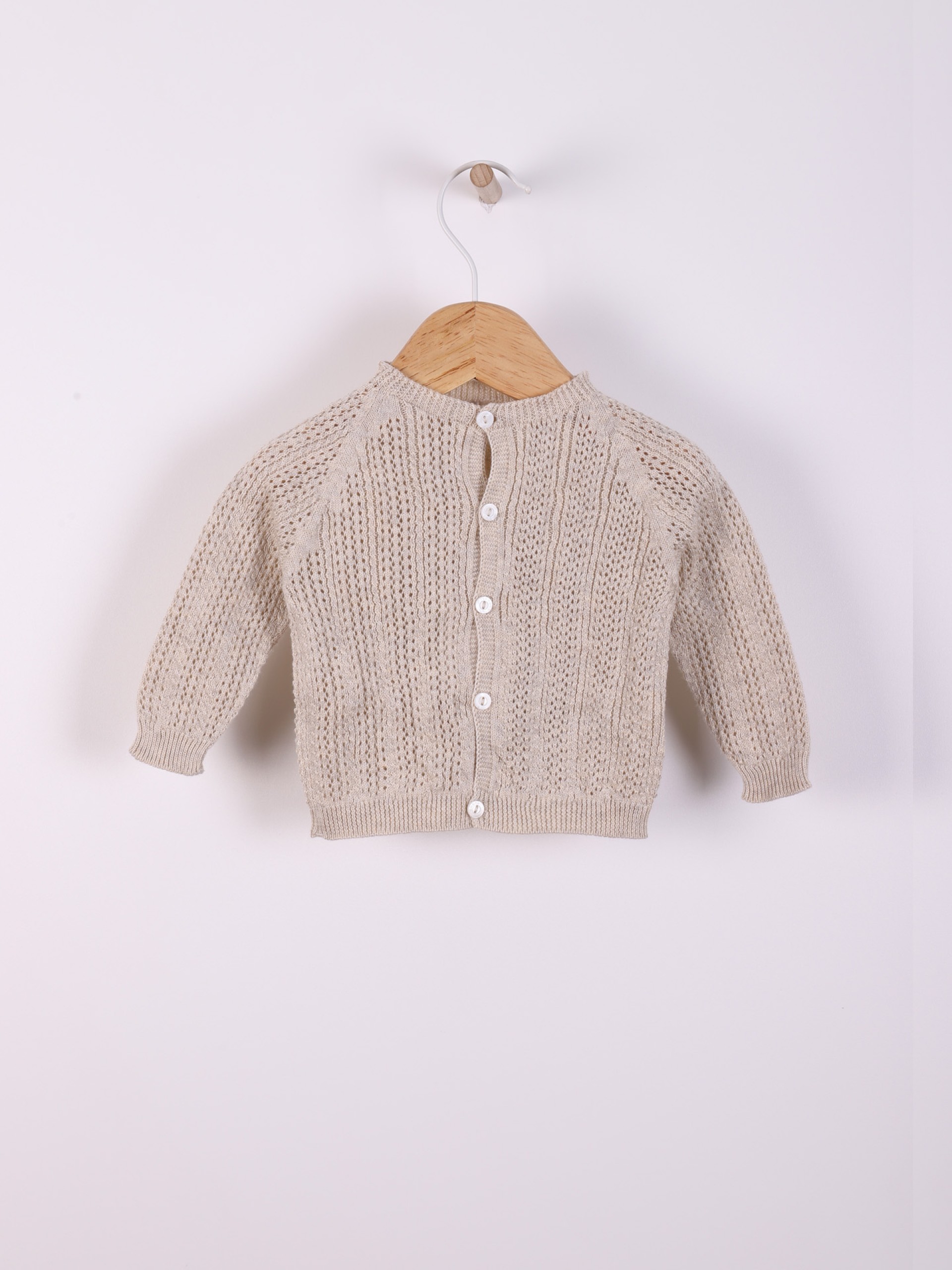 Organic cotton cardigan