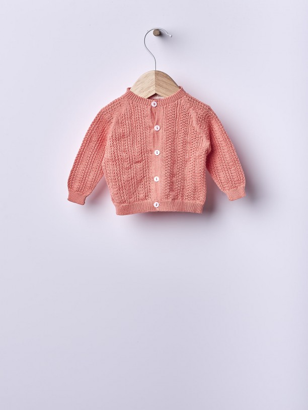 Organic cotton cardigan Organic cotton cardigan