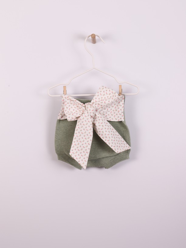 Bow-detailed bloomer Bow-detailed bloomer