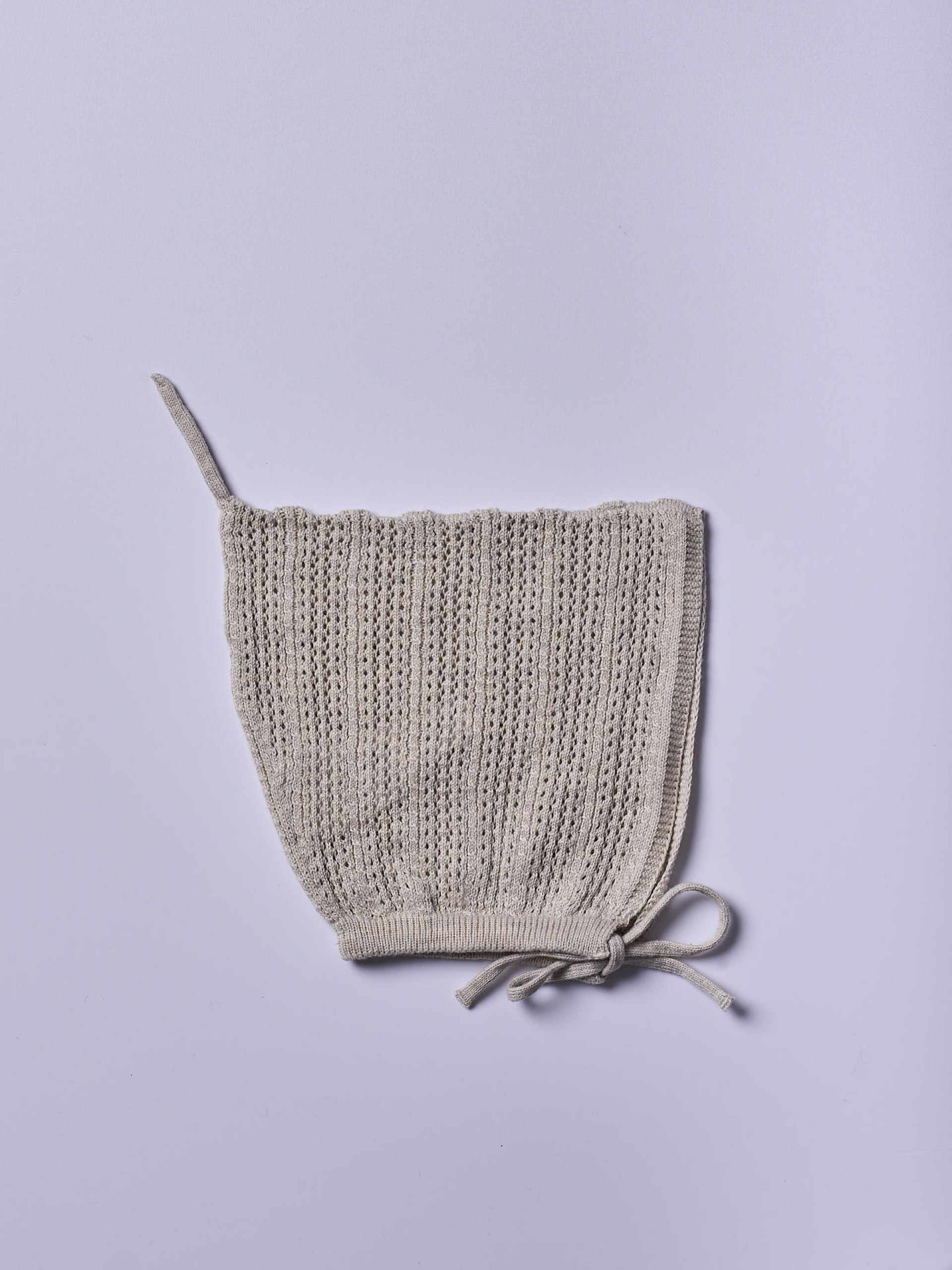 Organic cotton bonnet