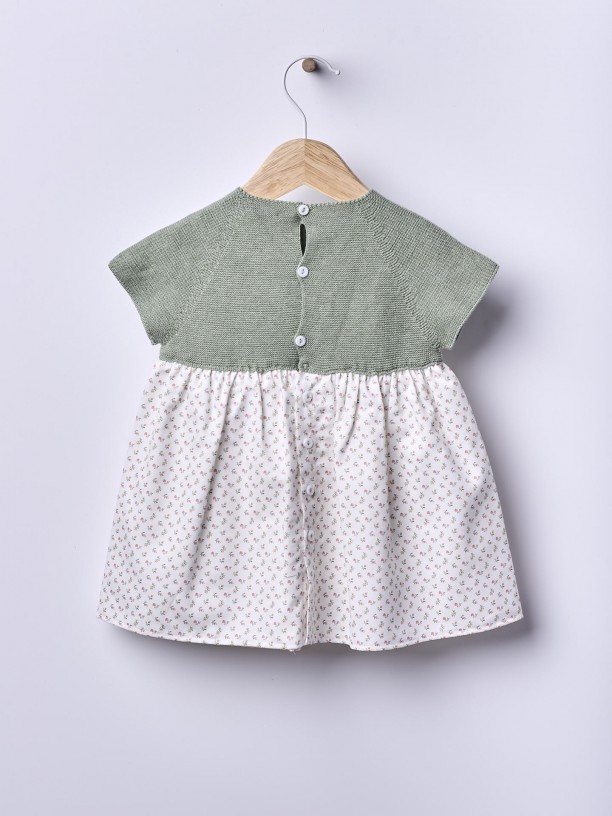 Botanical floral dress
