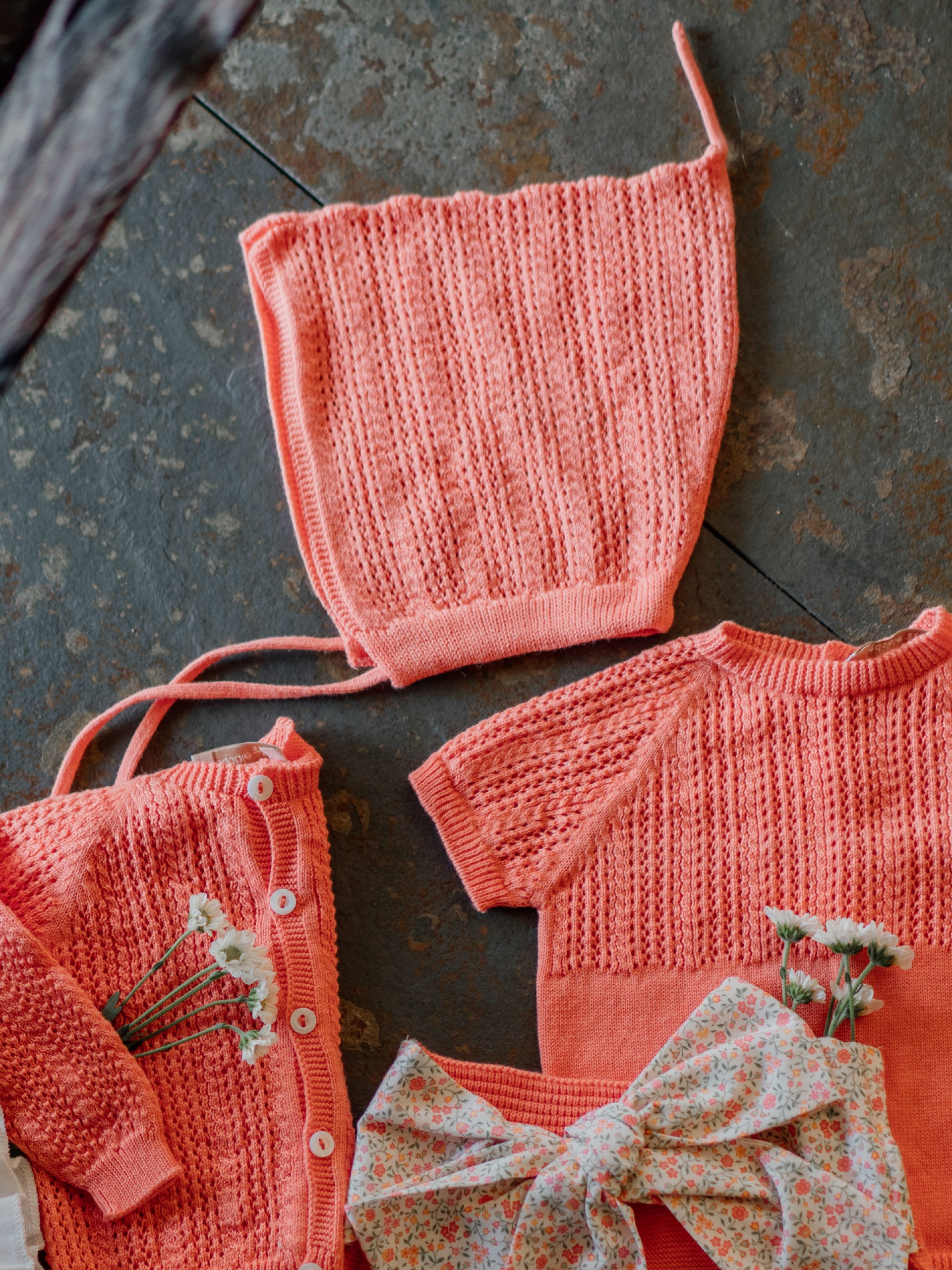 Organic cotton bonnet