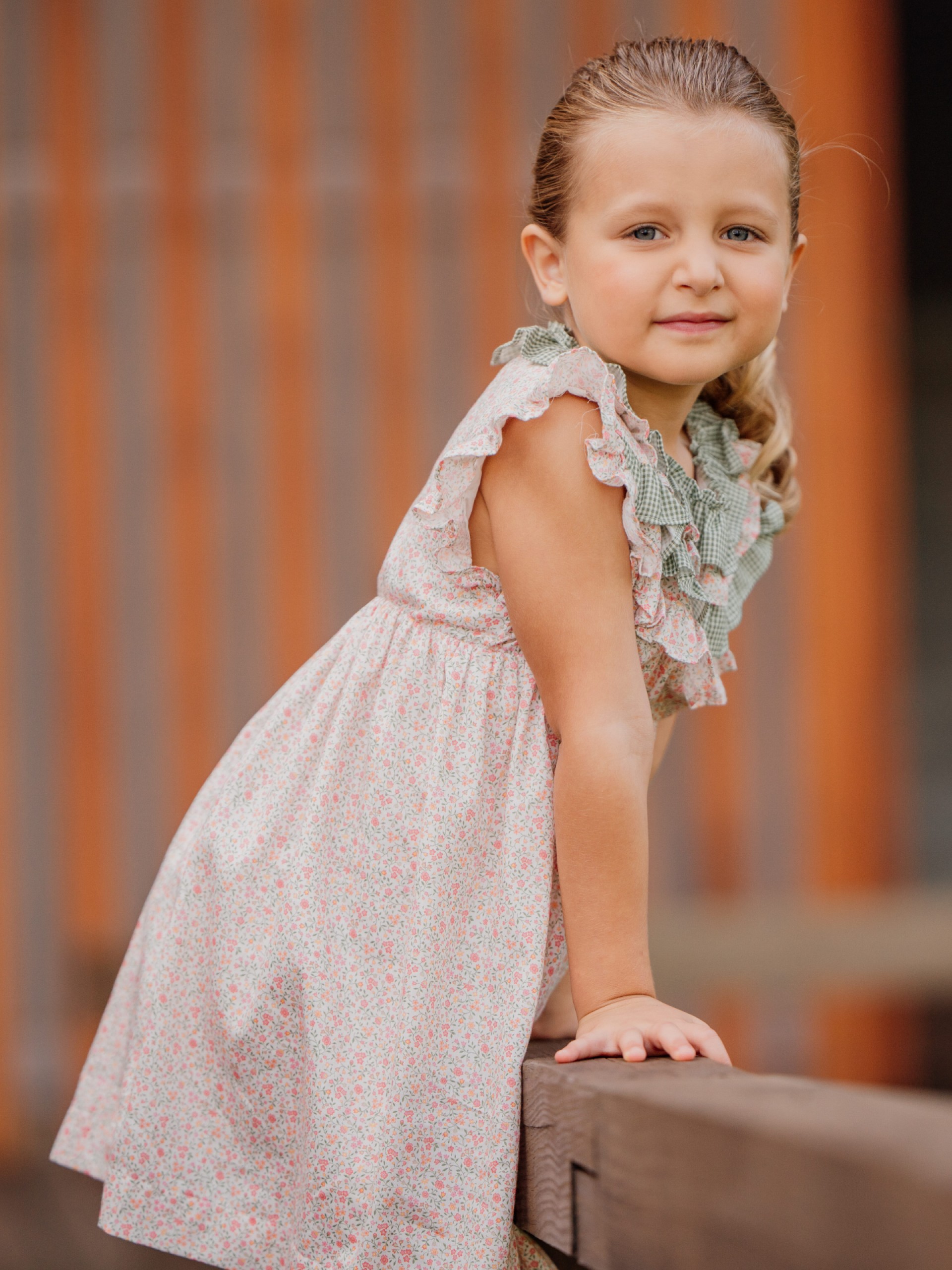 Vibrant floral dress