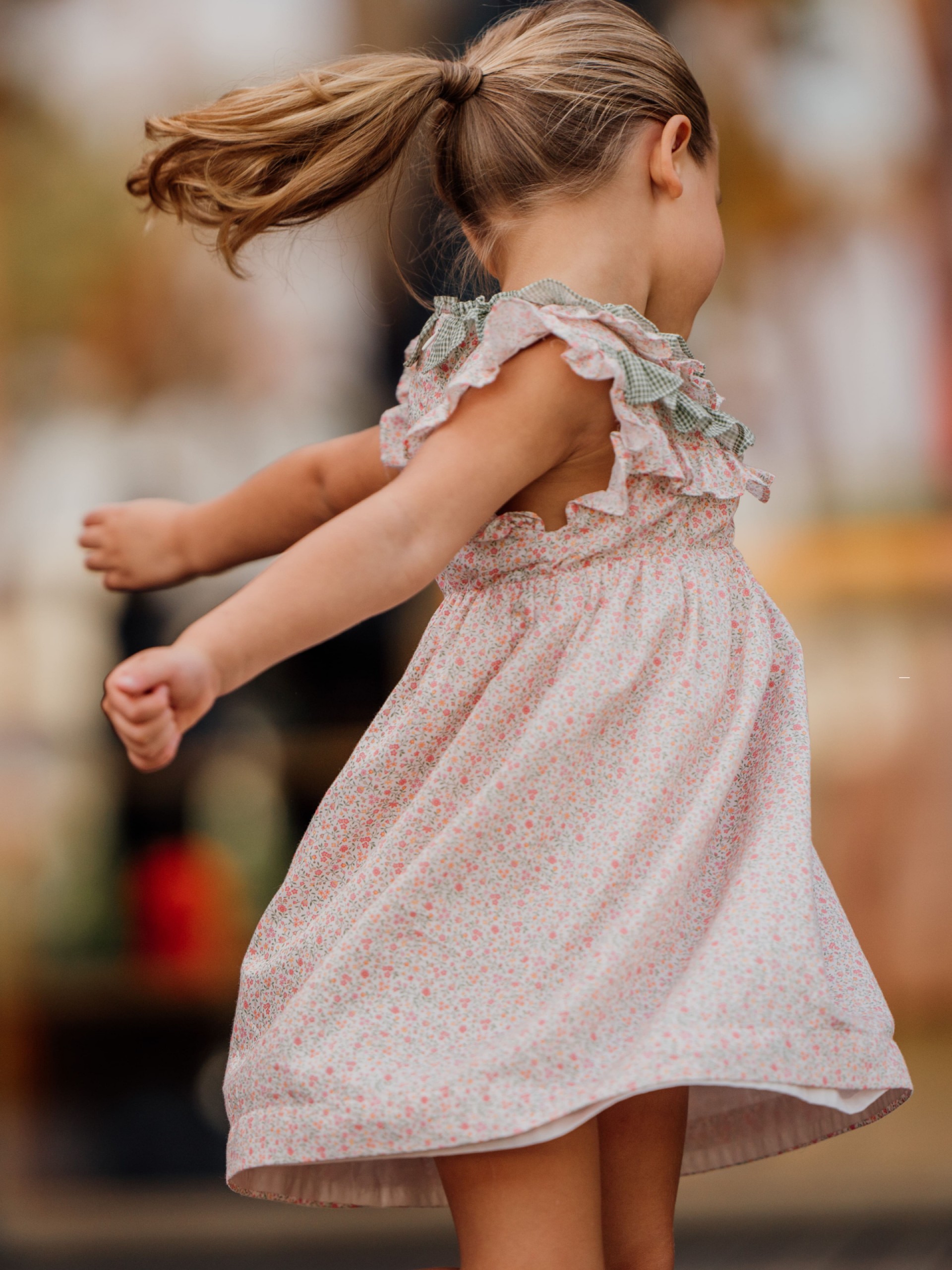 Vibrant floral dress