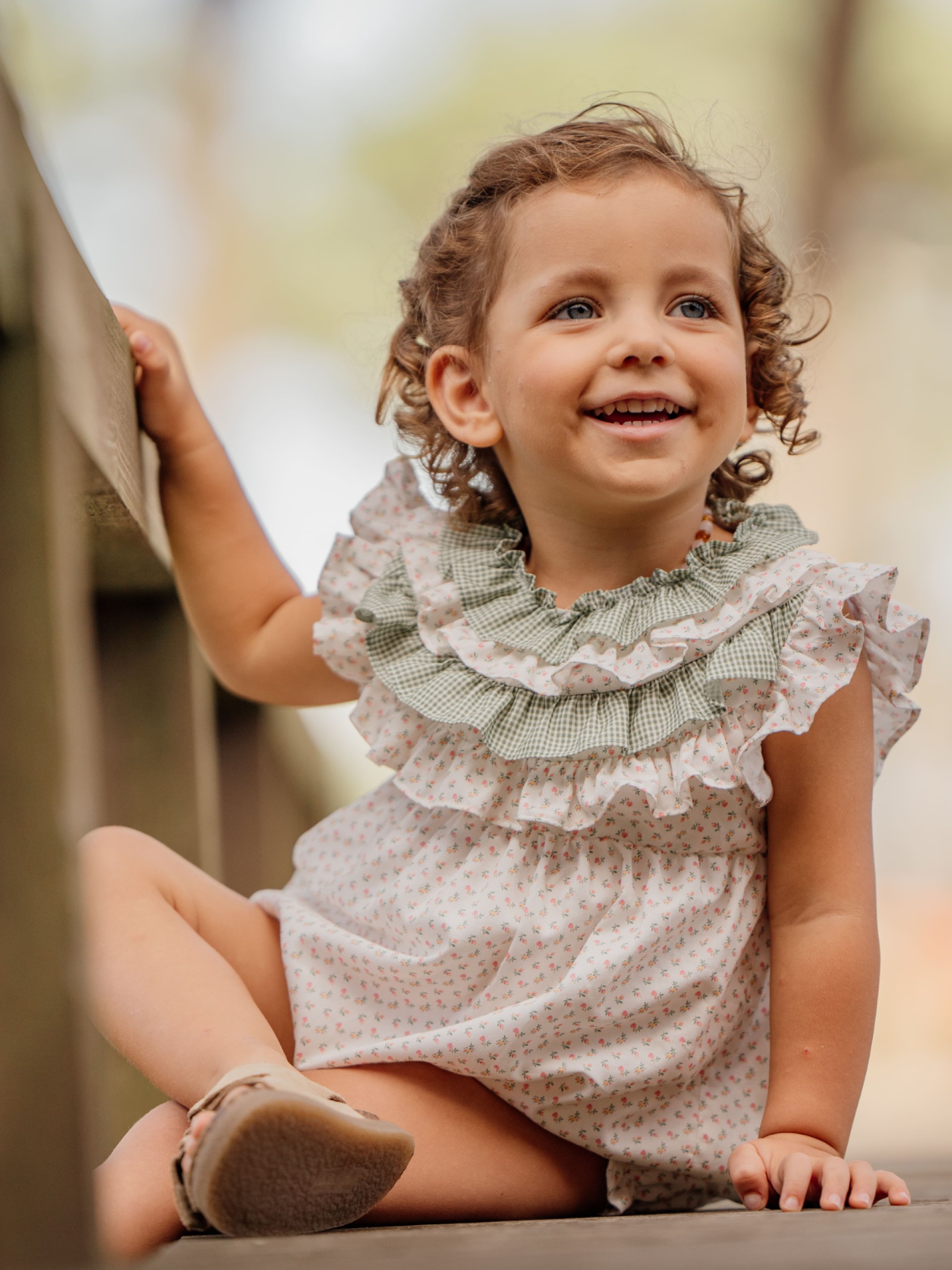 Botanical floral shortie