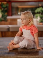 Vibrant floral dungarees Vibrant floral dungarees