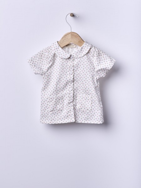 Blusa floral botnico