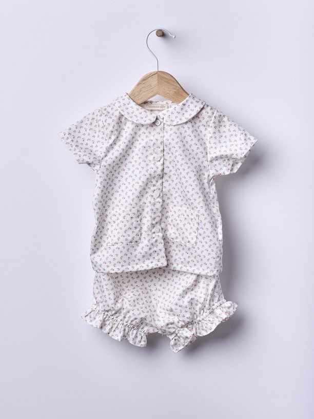 Blusa floral botnico