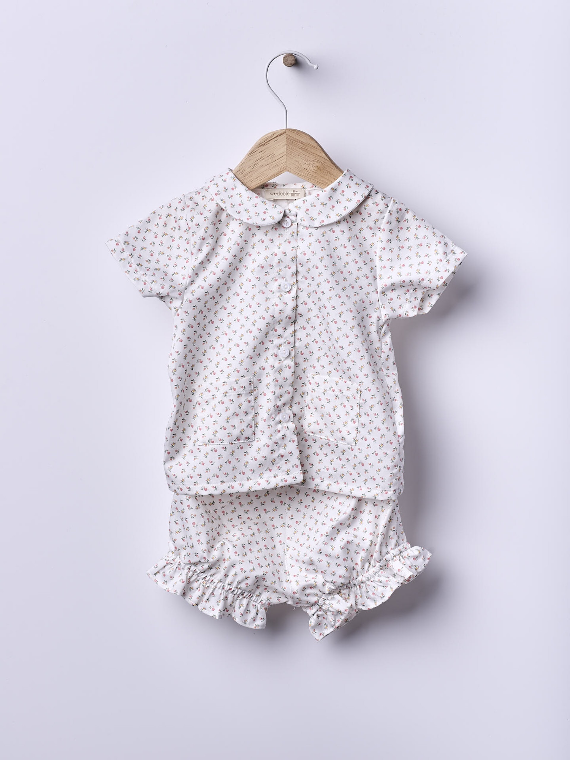 Botanical floral blouse