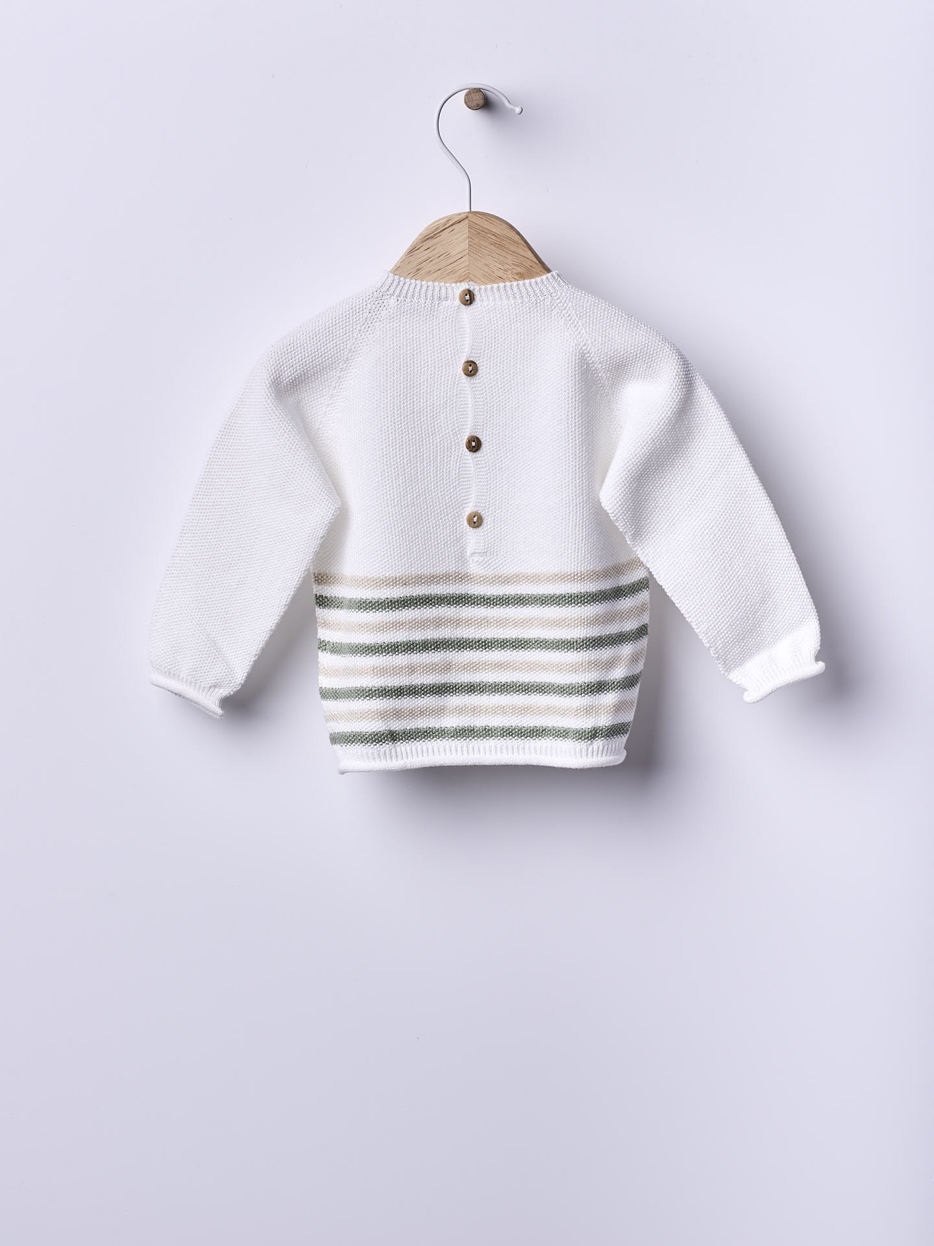 Knitted cotton sweater