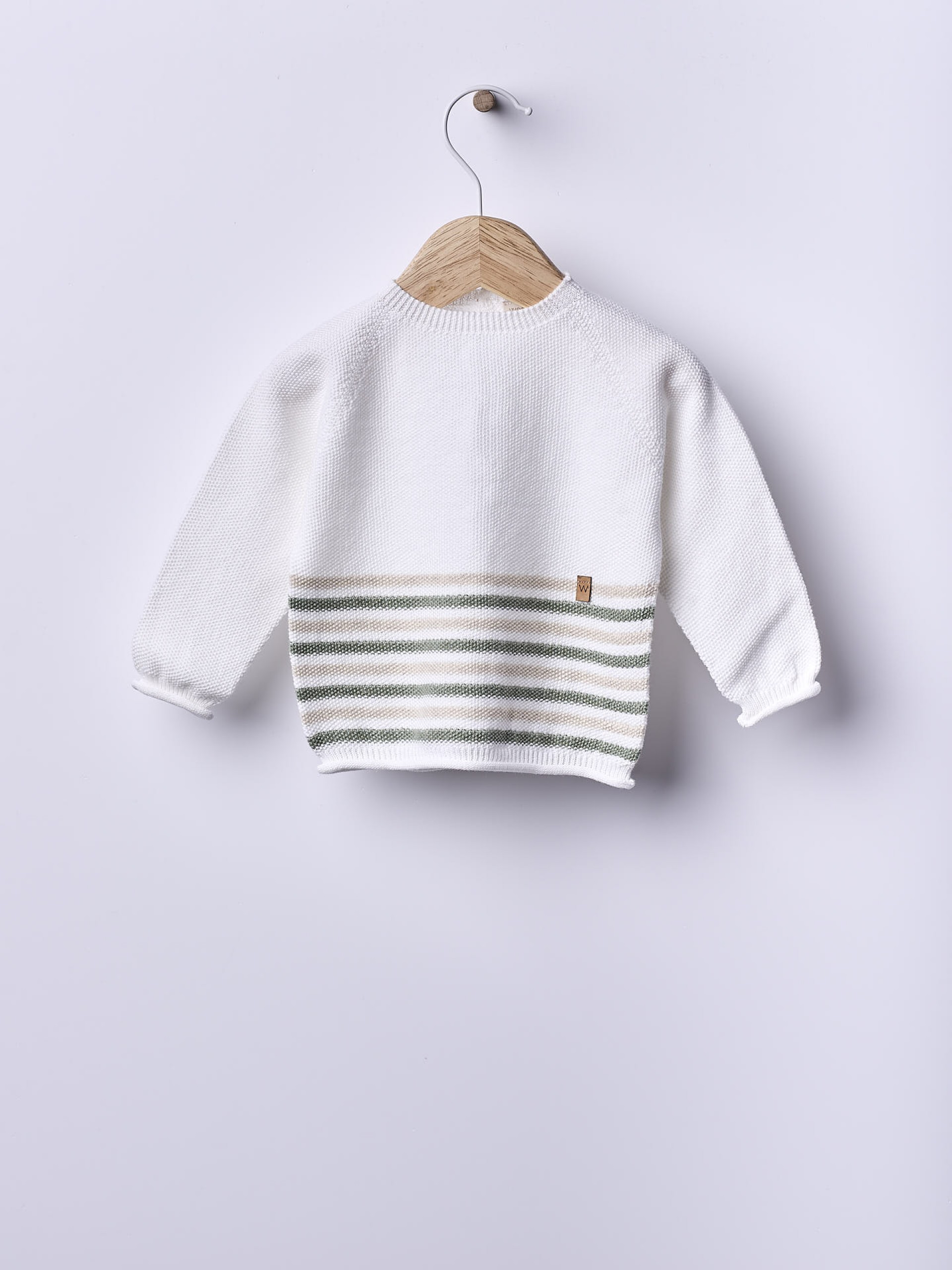 Knitted cotton sweater