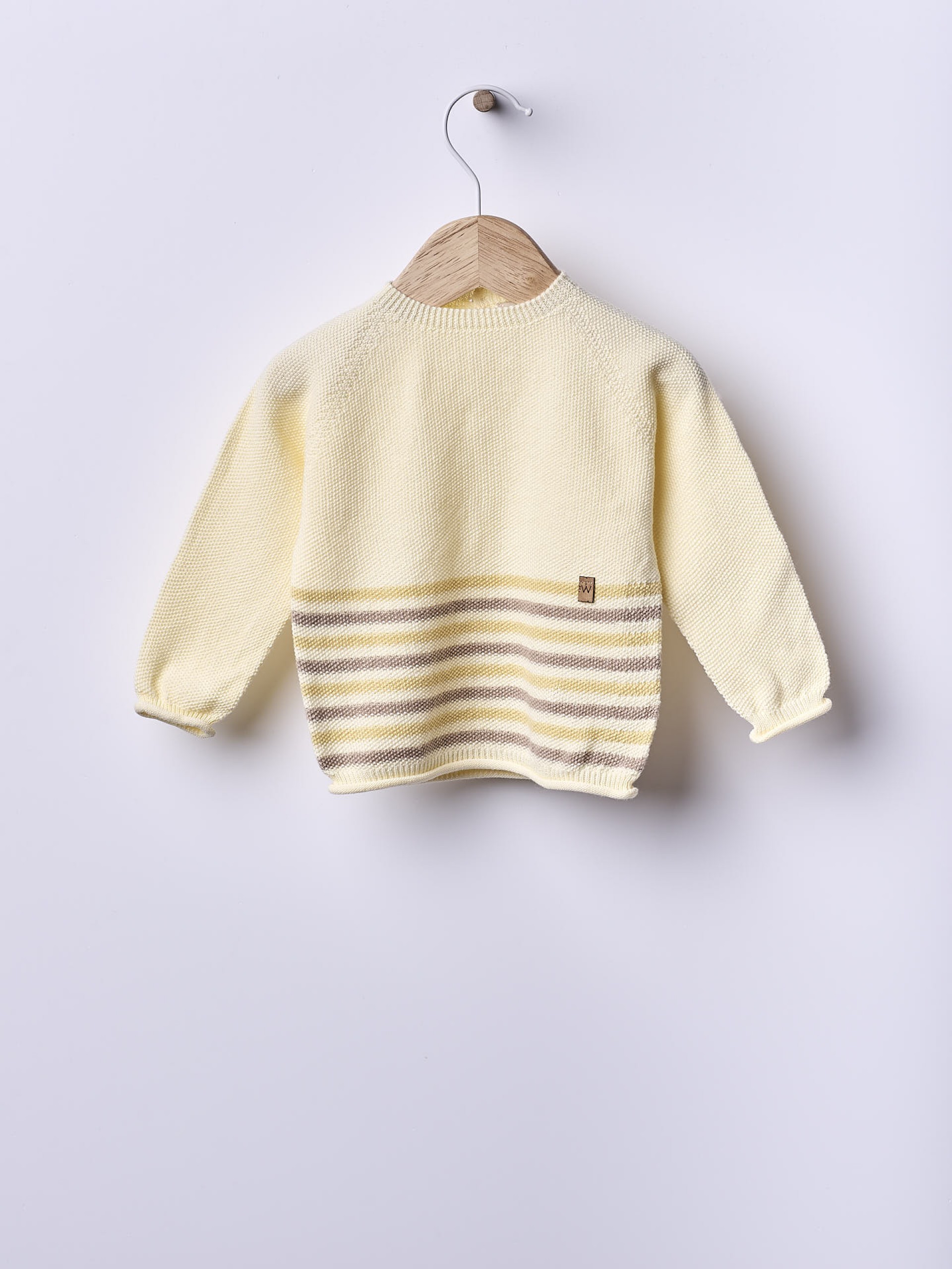 Knitted cotton sweater