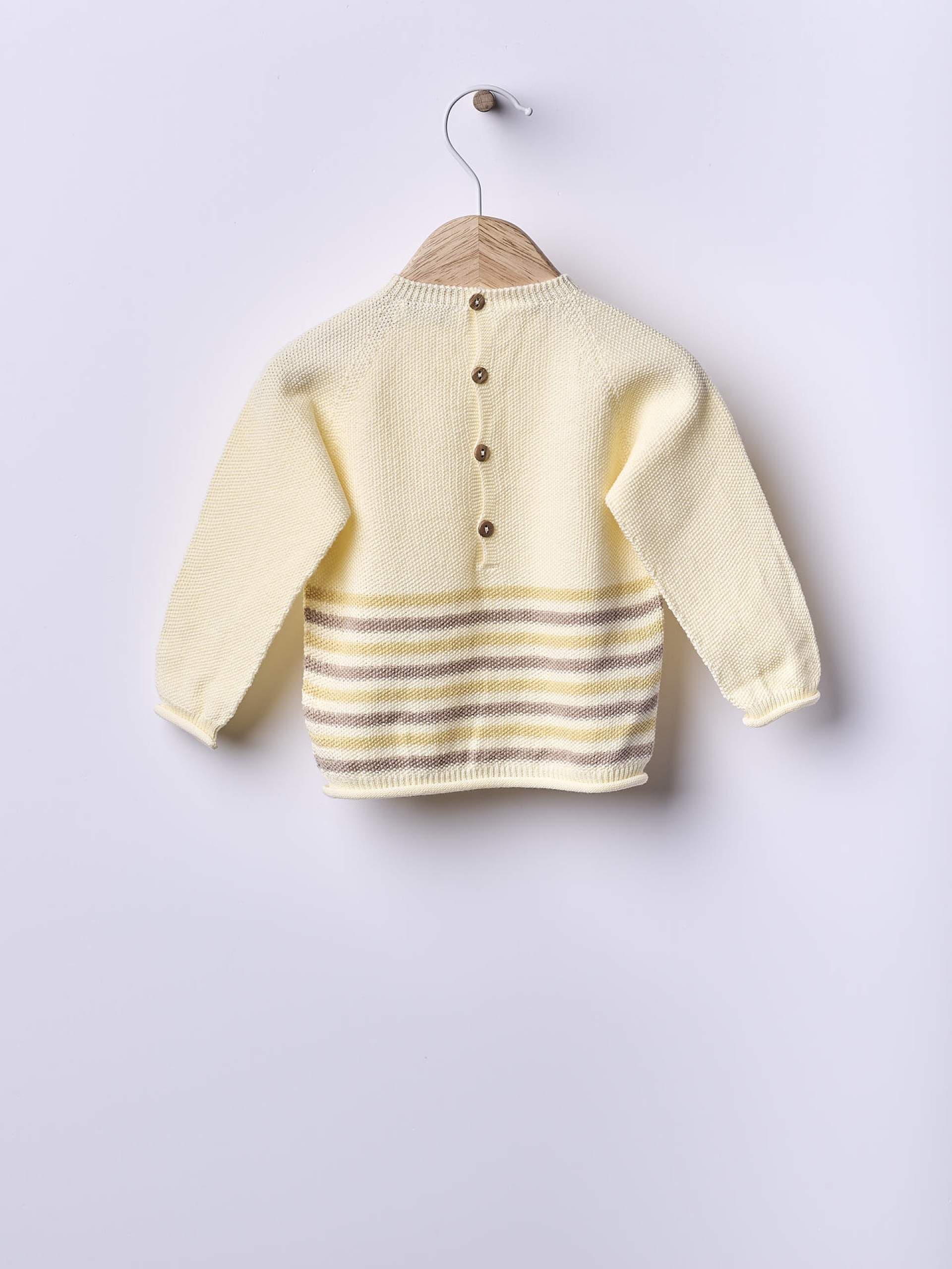 Knitted cotton sweater