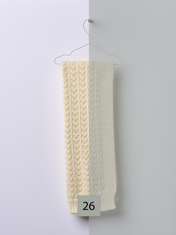 Organic cotton blanket