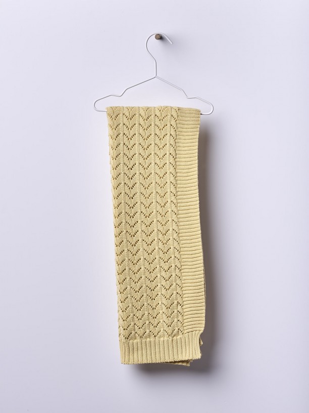 Organic cotton blanket