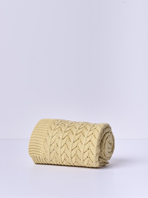 Organic cotton blanket