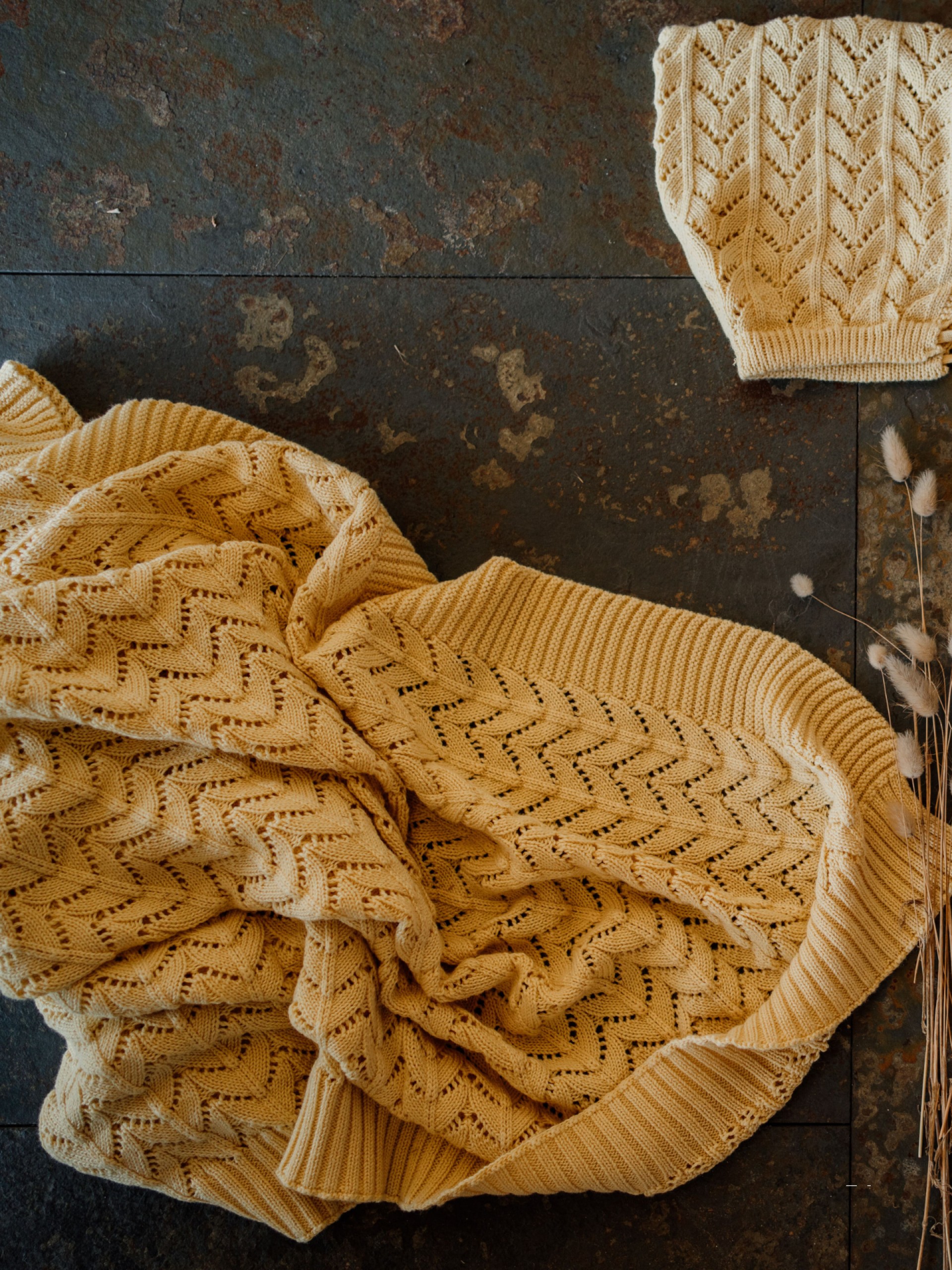 Organic cotton blanket