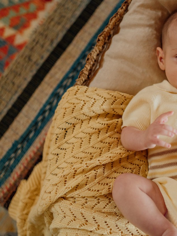 Organic cotton blanket